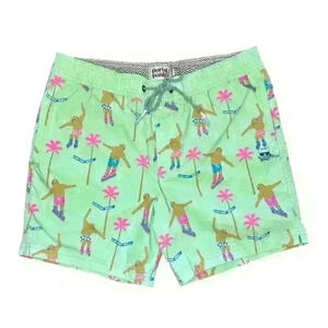 Party Pants "Slow Your Roll"  Men's Volley Shorts - Size M